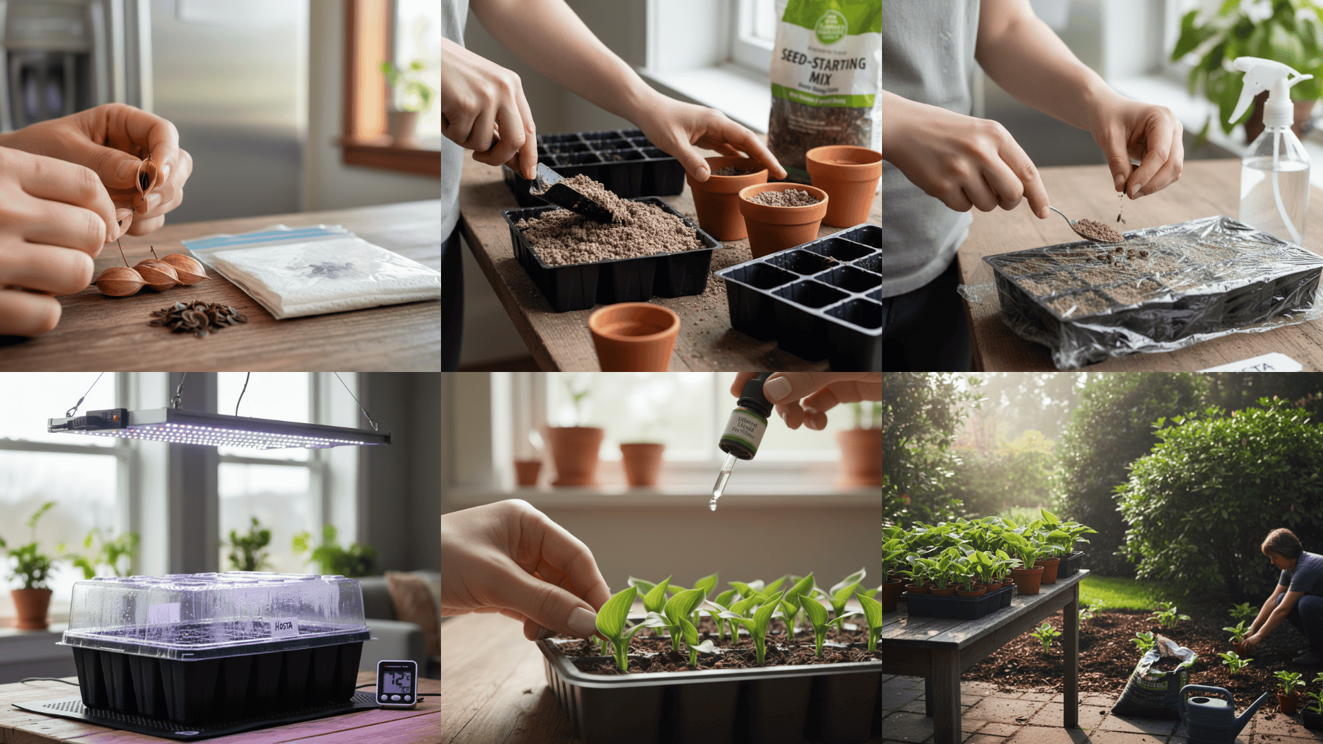 how do you plant hosta seeds