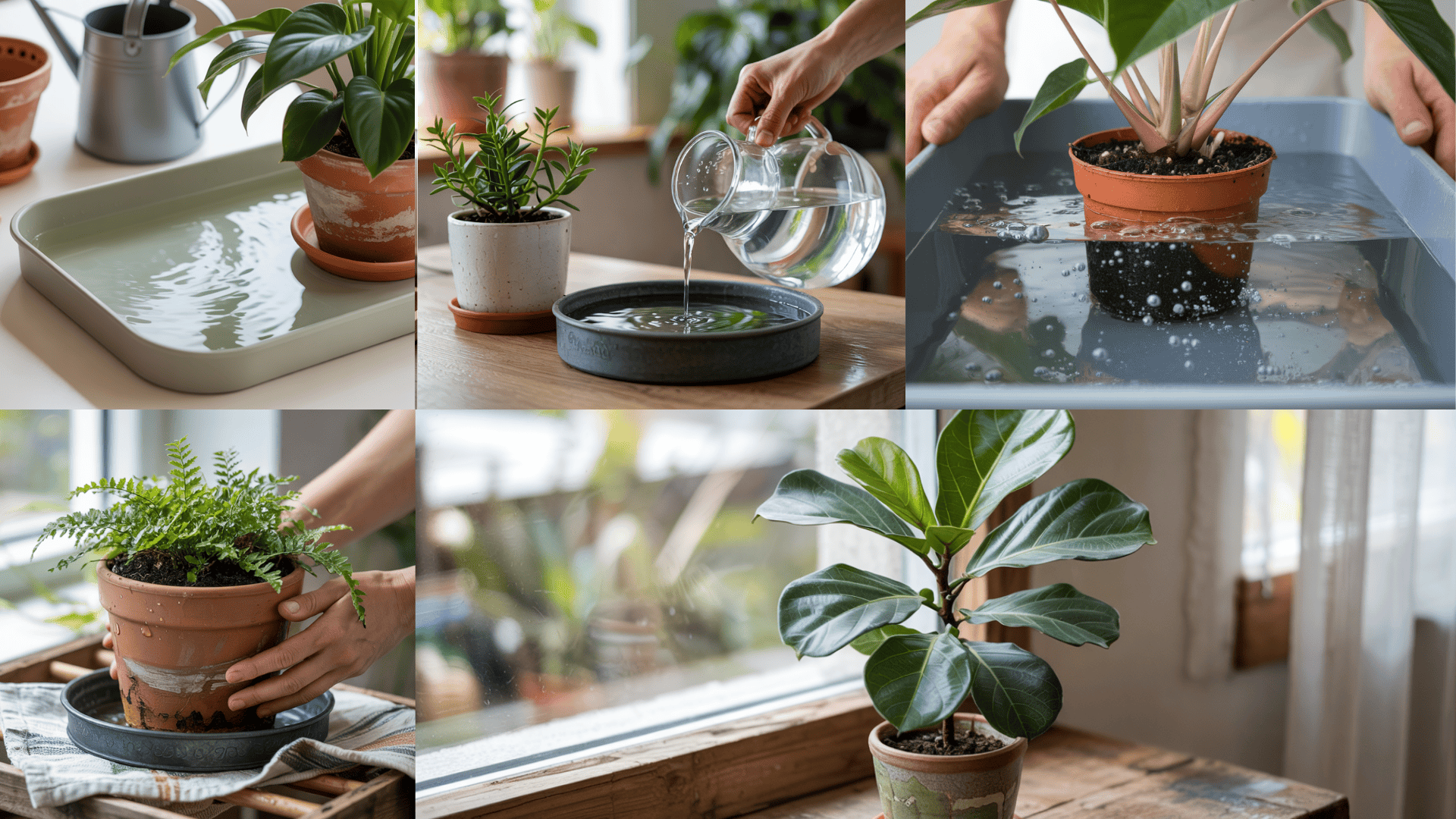 how-to-bottom-water-plants