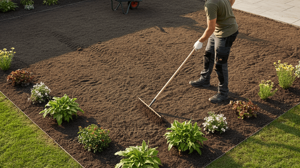 prepare and clear ground