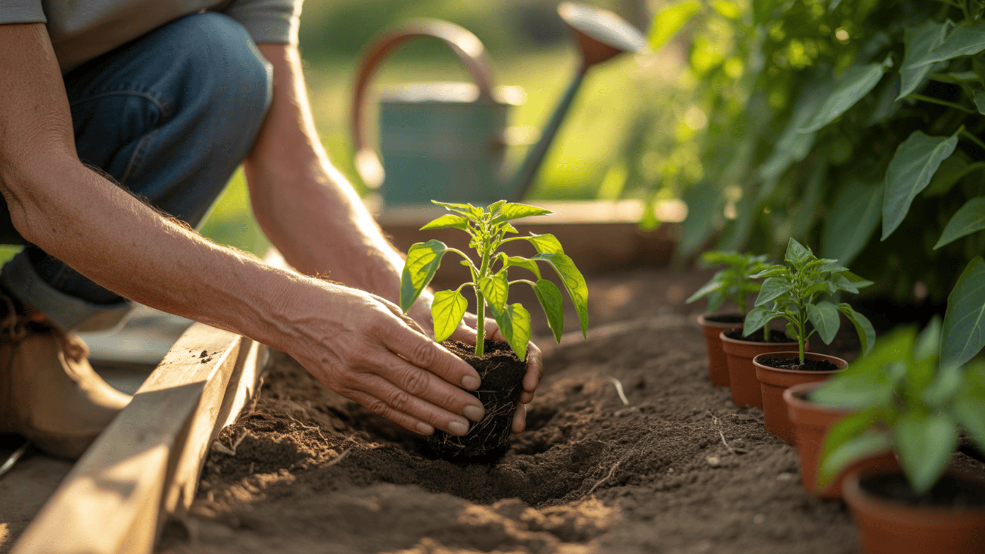 transplanting jalapeños